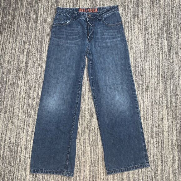 VTG 90s Y2K‎ Tommy Hilfiger Youth Size 12 L Medium Wash Bootcut Jeans - Picture 1 of 7